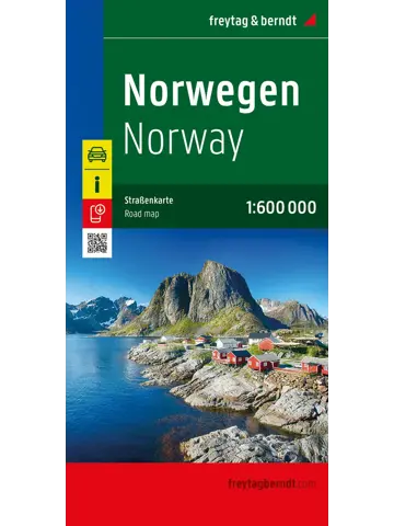 Wegenkaart Noorwegen
