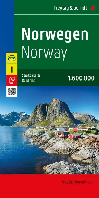 Wegenkaart Noorwegen