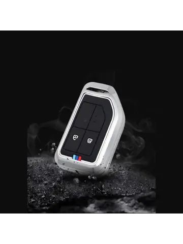 Metalen Sleutelhoesje voor Volvo grijs VOLVO-TRUCK