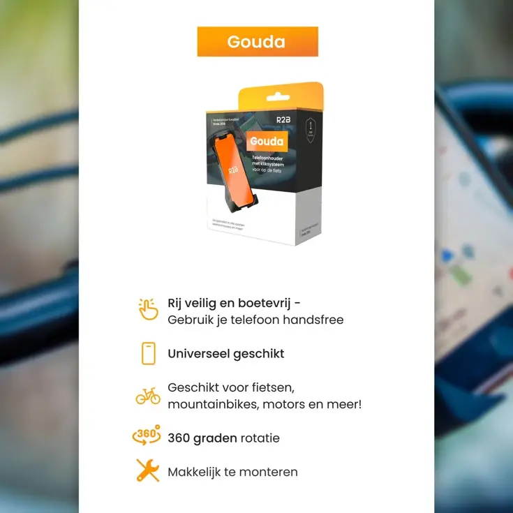 Telefoonhouder Fiets - Gsm Houder Fiets