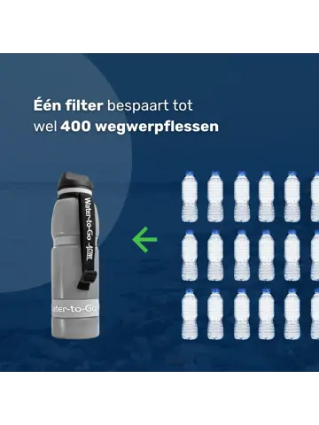 Waterfilter - Eco-Active 1 Liter - Zilver