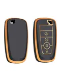 TPU Sleutelhoesje voor Ford goud B4