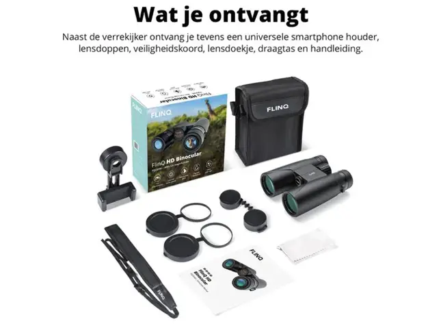 HD Verrekijker - 12x42 - BAK-4 Prisma