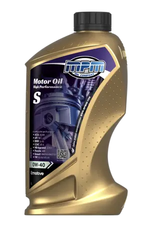 motorolie 0w40 s high performance street | 1