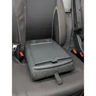 Semi pasklaar stoelhoes maat L grijs