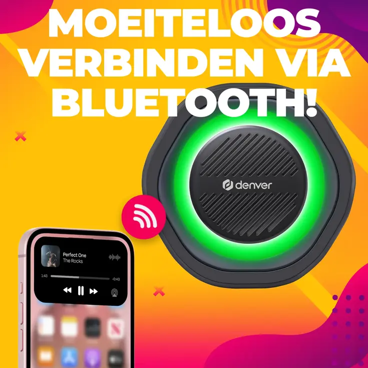 Bluetooth speaker TWS-pairing 200W Max output