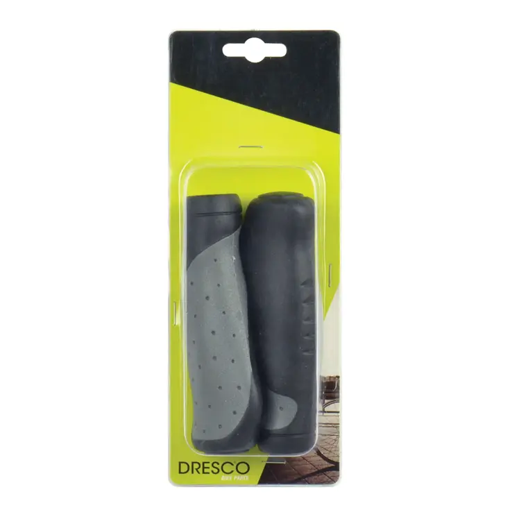 Comfortabele ergonomische handvatten zwart/grijs