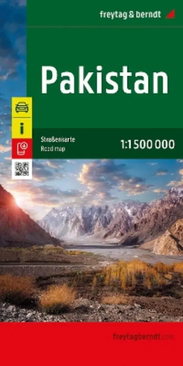 Wegenkaart Pakistan