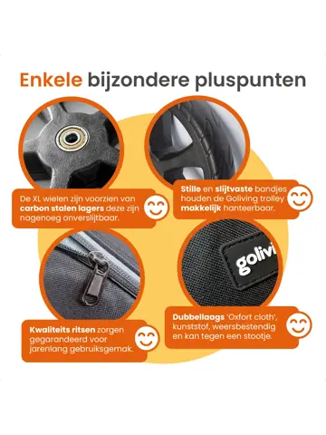 Boodschappentrolley - 50L - Opvouwbaar