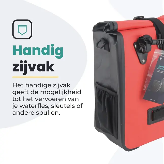 Voltano Fietstas 16L Enkele Pakaftas