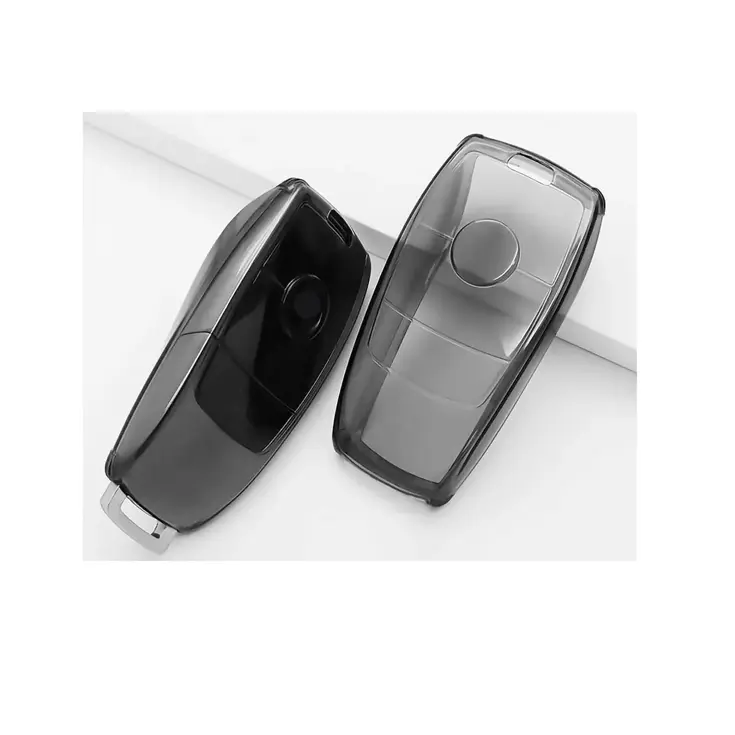 TPU Sleutelhoesje voor Mercedes clear 24
