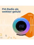 Wekker FM-radio Wakeuplight Snoozefunctie