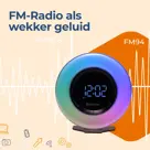 Wekker FM-radio Wakeuplight Snoozefunctie