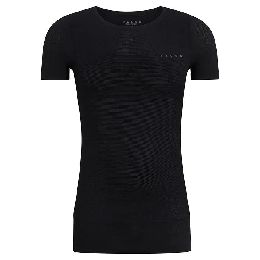 Falke   O-hals Shirt Ultralight  Heren  Zwart