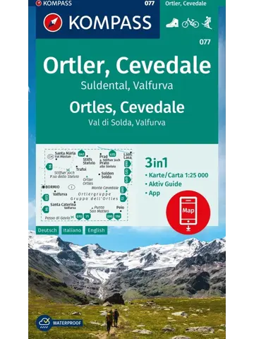 Wandelkaart WK077 Ortler - Cevedale