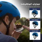 GO-OFF PILOT fietshelm met vizier NTA certif.