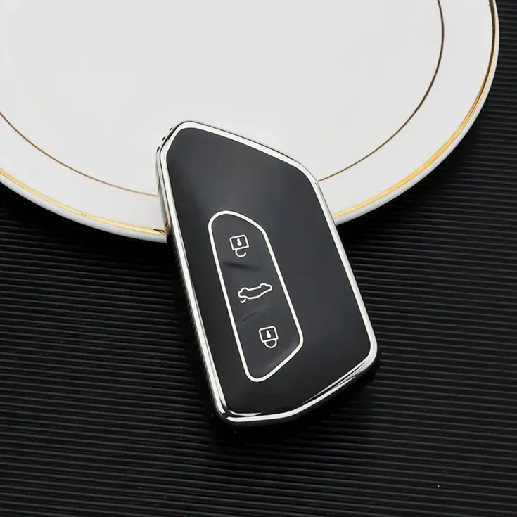 TPU Sleutelhoesje voor Volkswagen zwart G3