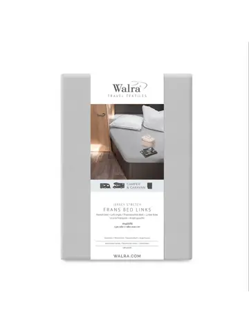 Jersey hoeslaken Frans bed links