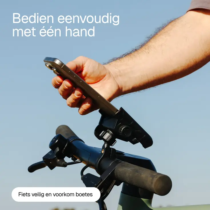 Telefoonhouder Fiets met Snelsluit klem