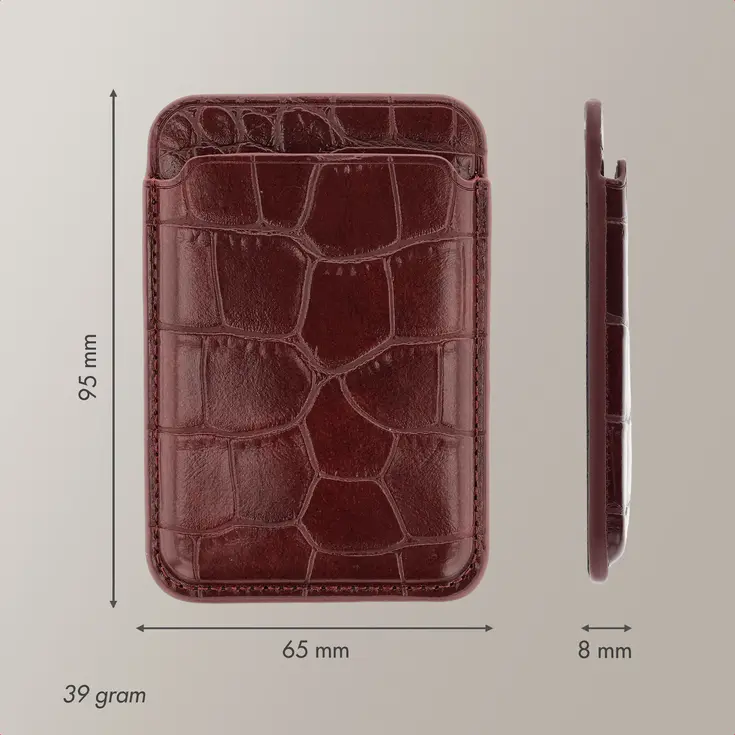 Croco Pashouder met MagSafe