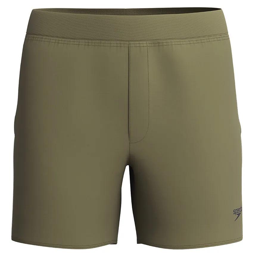 JustSun Zwembroek voor heren, met ritssluiting, sneldrogende zwemshorts met mesh-voering, lichtblauw, XL