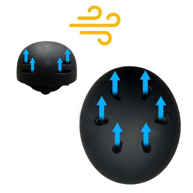 Vizorz SwitchCap fietshelm Black shiny