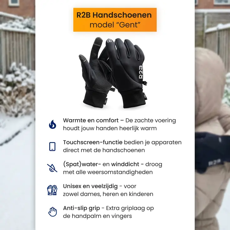 Waterdichte Touchscreen Handschoenen