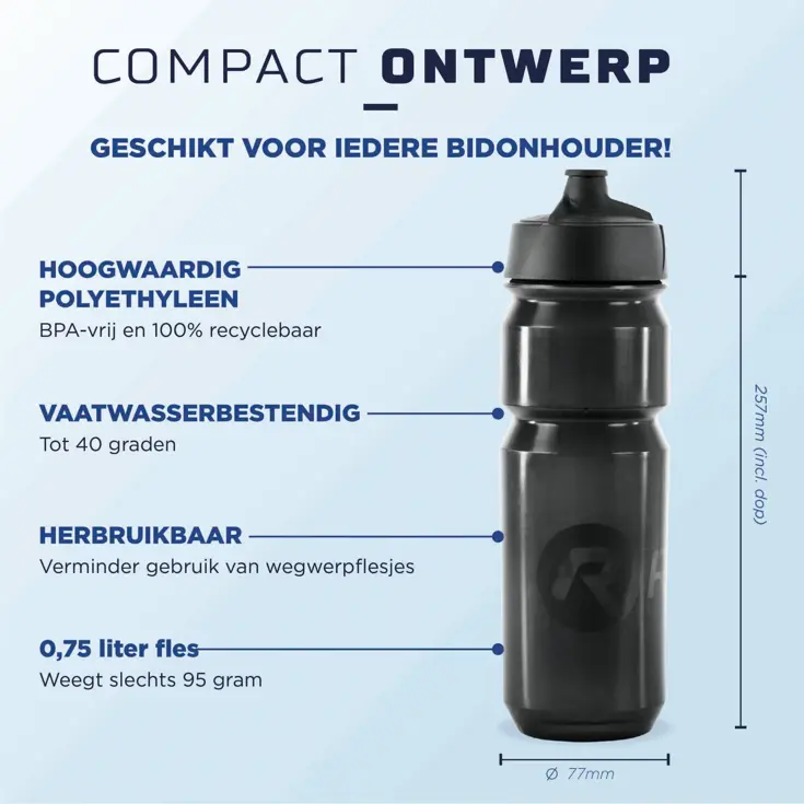 Fietsbidon 750ml