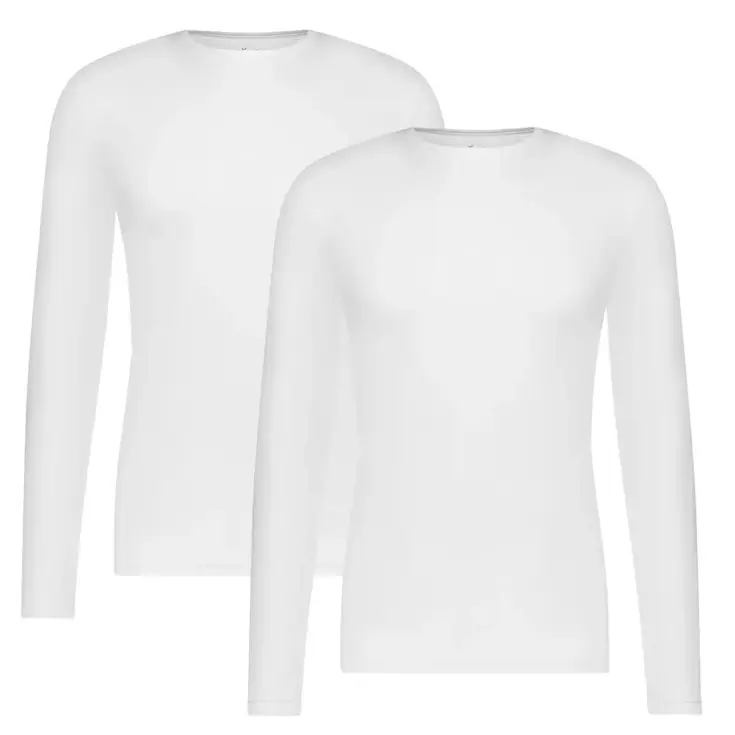 Bamboo Basics - 2-Pack O-hals Shirts - Heren