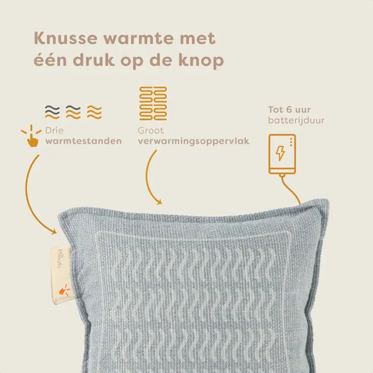 Pleafs Warmtekussen  45x45cm