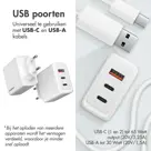 imoshion 65W Oplader 2x USB-C 1x USB-A