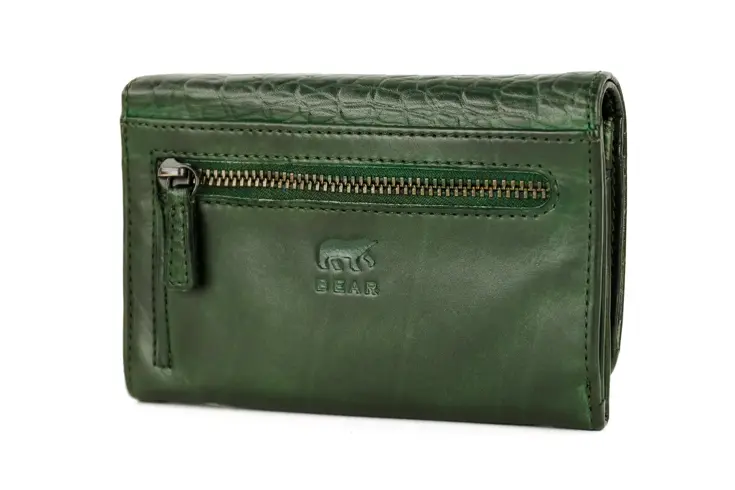 Croco - Portemonnee - Leer - Dames - 4 pasjes