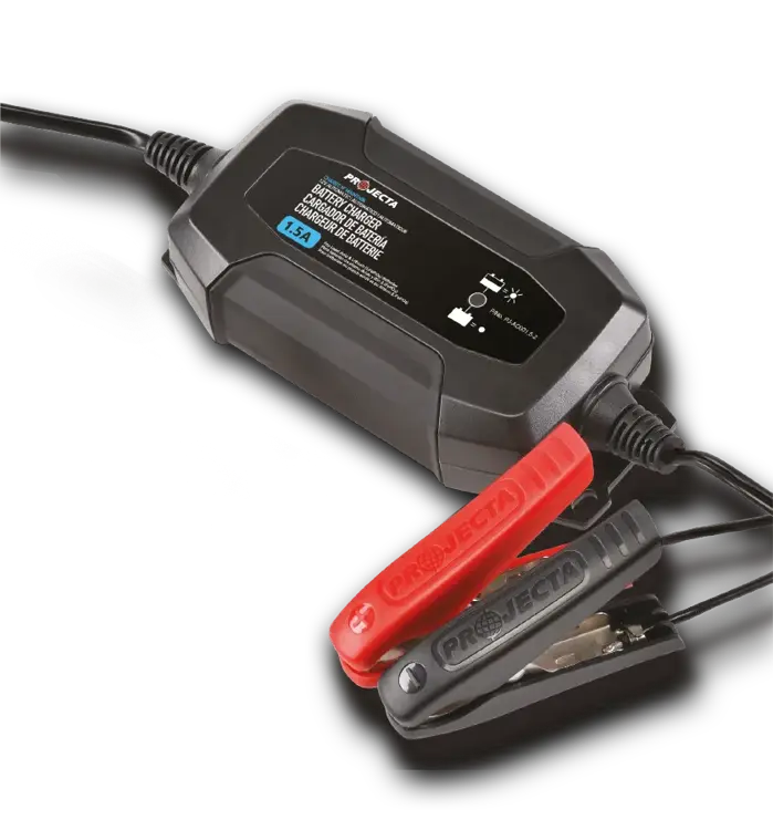 AC015 4 fase Automatisch acculader 1,5A, 12V