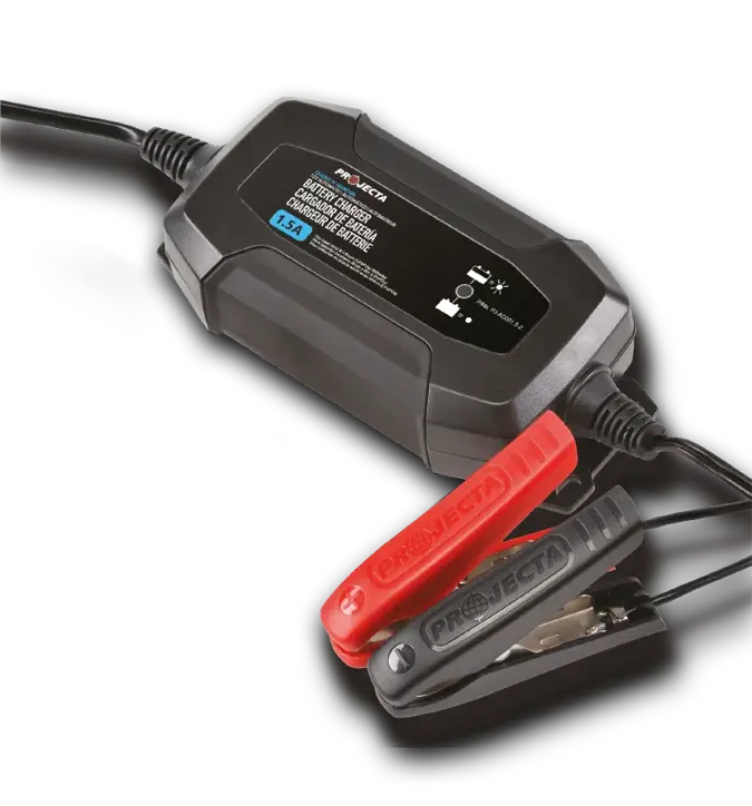 AC008 4 fase Automatisch acculader 0,8A, 12V