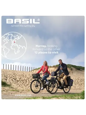 Basil Dubbele fietstas Miles Double Bag 34L