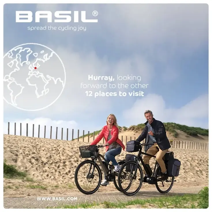 Basil Dubbele fietstas Miles Double Bag 34L