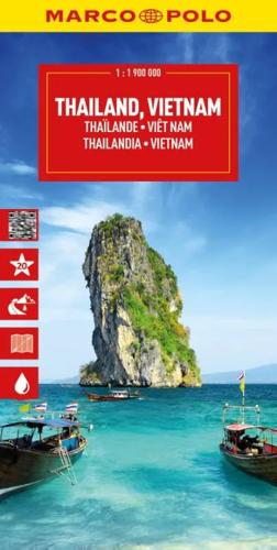 Marco Polo wegenkaart Thailand, Vietnam, Laos, Cambodia 