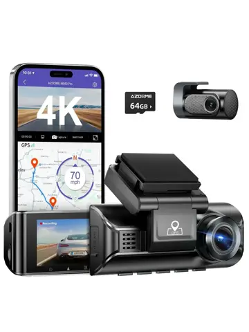M550 Pro 2CH 4K Wifi GPS 64gb dashcam