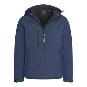 Heren Softshell Hooded Jacket Cappuccino Italia