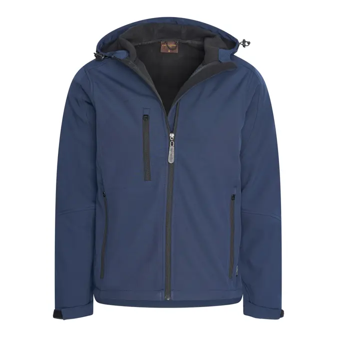 Heren Softshell Hooded Jacket Cappuccino Italia