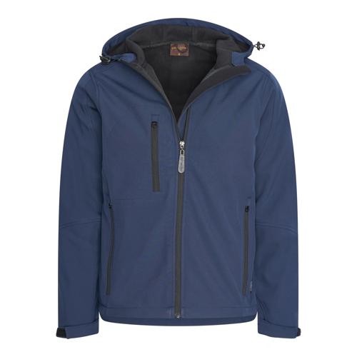 Heren Softshell Hooded Jacket Cappuccino Italia