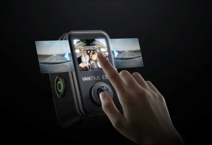 E360 Ace Cloud 5K 3CH Wifi GPS 360 graden dashcam