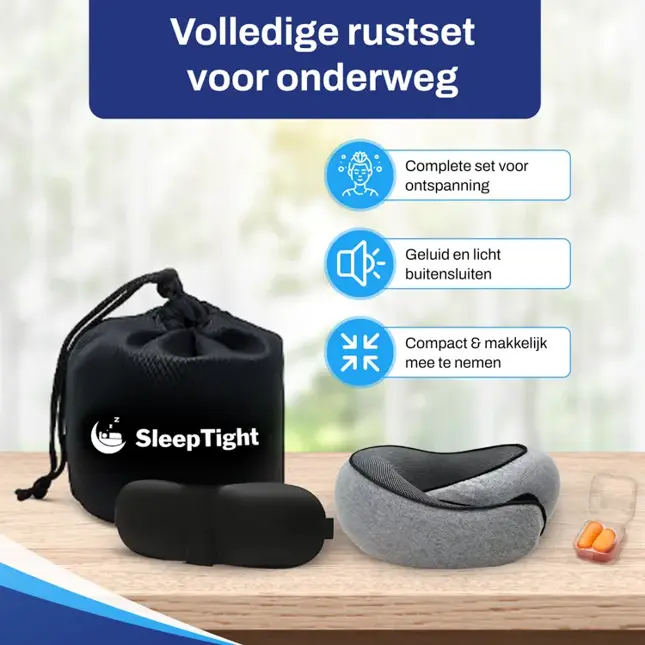 Nekkussen Vliegtuig Ergonomisch - Reiskussen Set