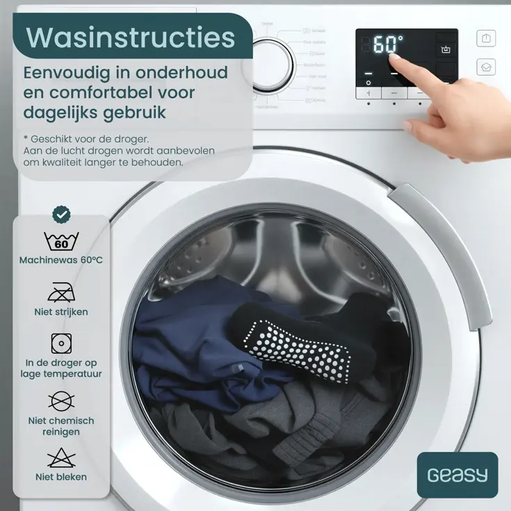 GEASY Antislip Sokken 3 paar - flex grip