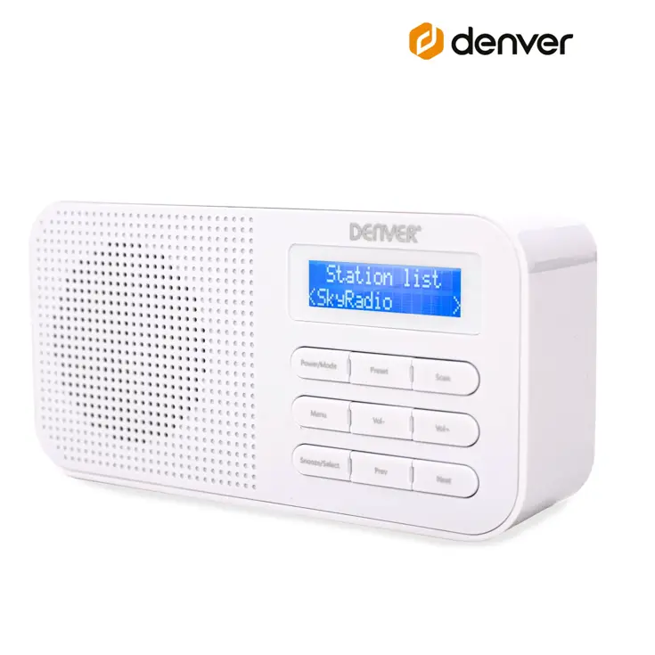 DAB+/FM Radio Alarmfunctie Werkt op AA-batterijen