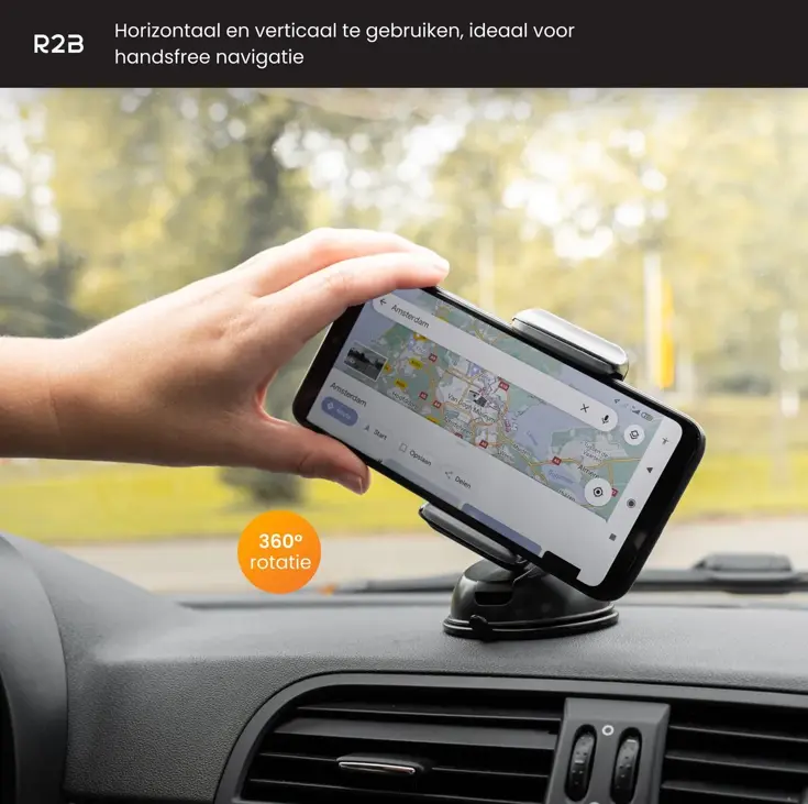 Telefoonhouder Auto Zuignap Dashboard