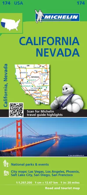 Wegenkaart Zoom 174 Californië - Nevada
