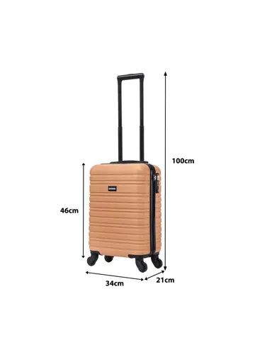 Reiskoffer XS ABS 29L met TSA-slot en 360° wielen