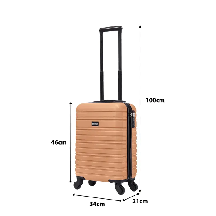 Reiskoffer XS ABS 29L met TSA-slot en 360° wielen