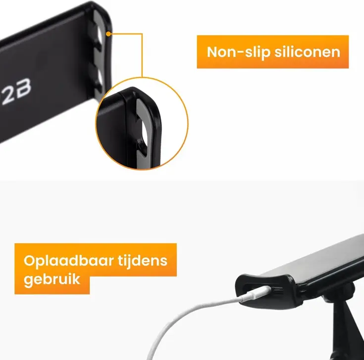 Tablet houder auto met verstelbare arm